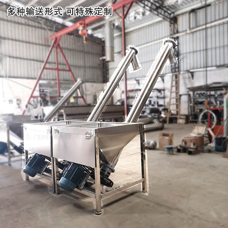 不銹鋼螺旋輸送機可“量身定制”，多種輸送形式